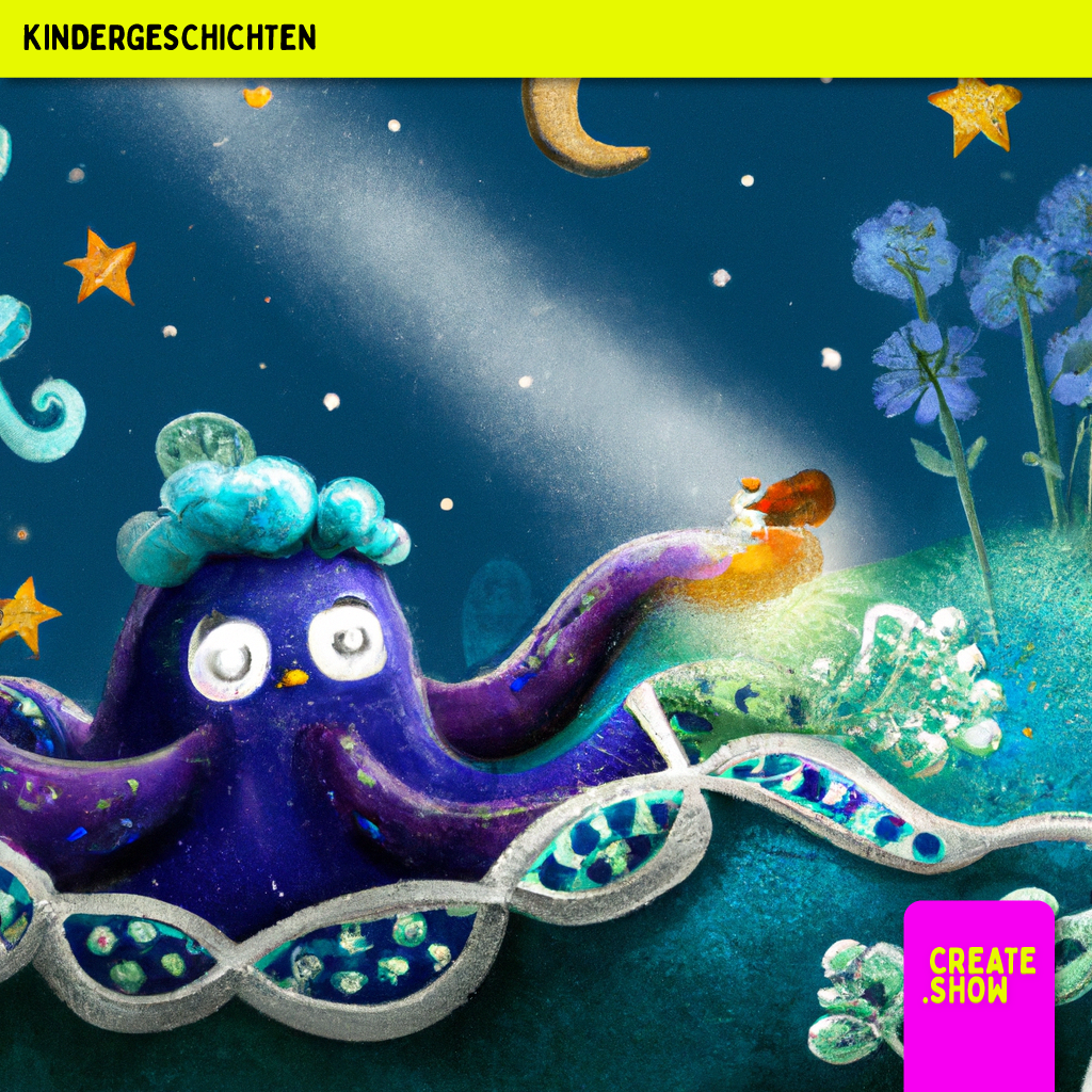 Octilys Neugierabenteuer: Wie ein kleiner Oktopus die Welt entdeckte